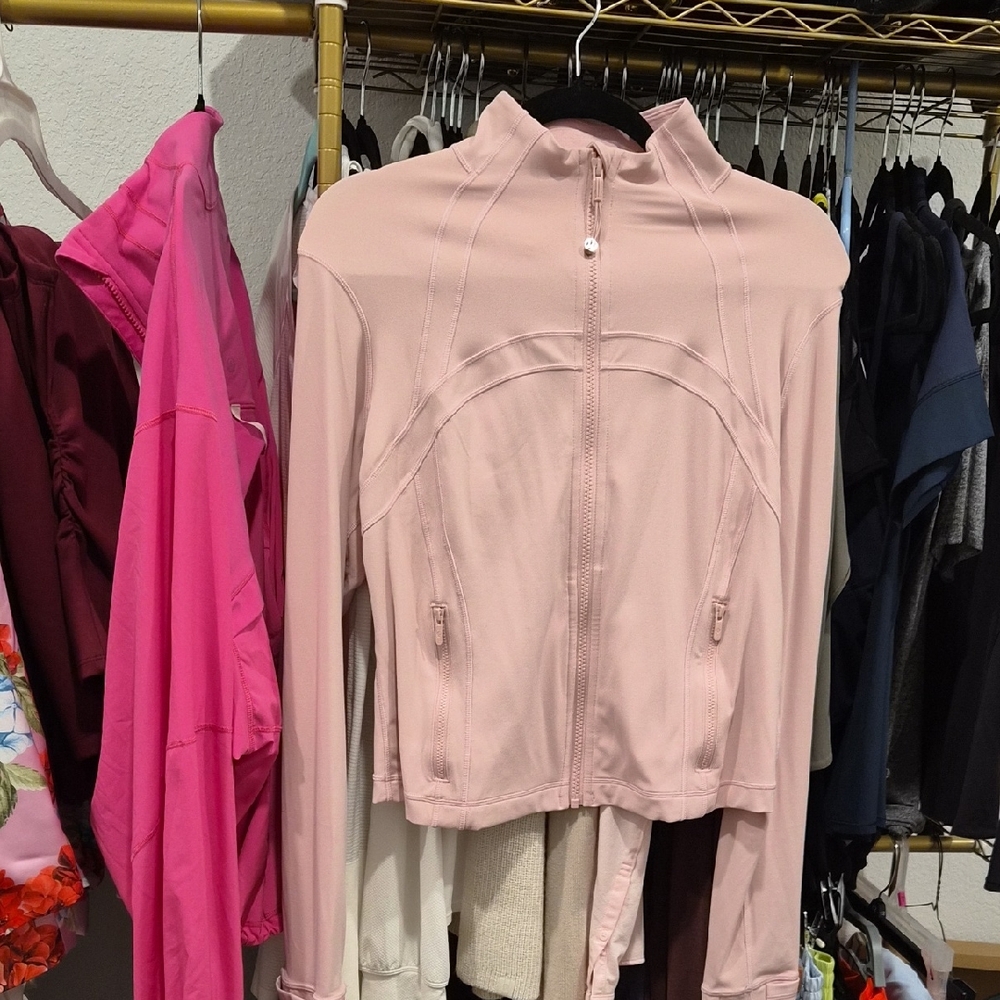 Lululemon Athletica Light Pink Define Jacket